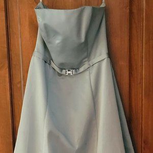 Teal Bridesmaid Formal Dress